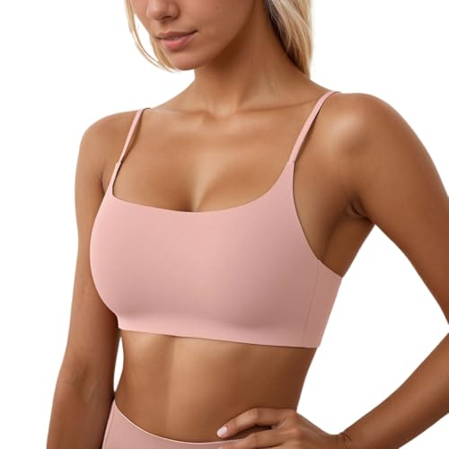 Sujetador de yoga sin costuras y cómodo con apoyo para fitness mujer