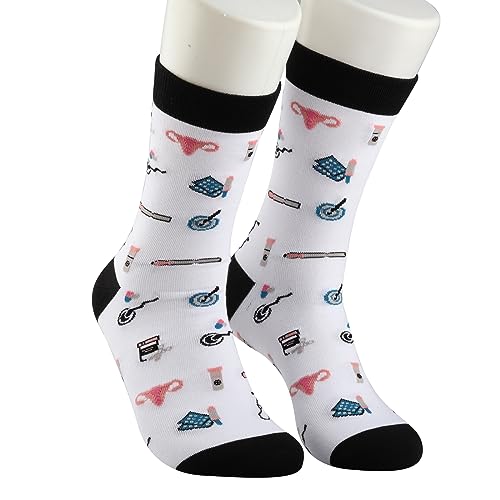 2 Pairs IVF Socks In Vitro Fertilization Gift IVF Themed Gift Infertility Treatment Gift IVF Medication Gift