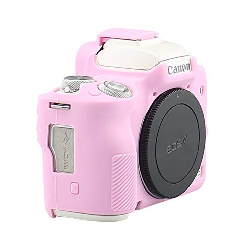 Easy Hood Case For Canon Eos M50 And M50 Ii Digital Camera, Anti-Scratch Soft Silicone Housing Protective Cover Protector Skin (Pink) #TOP2