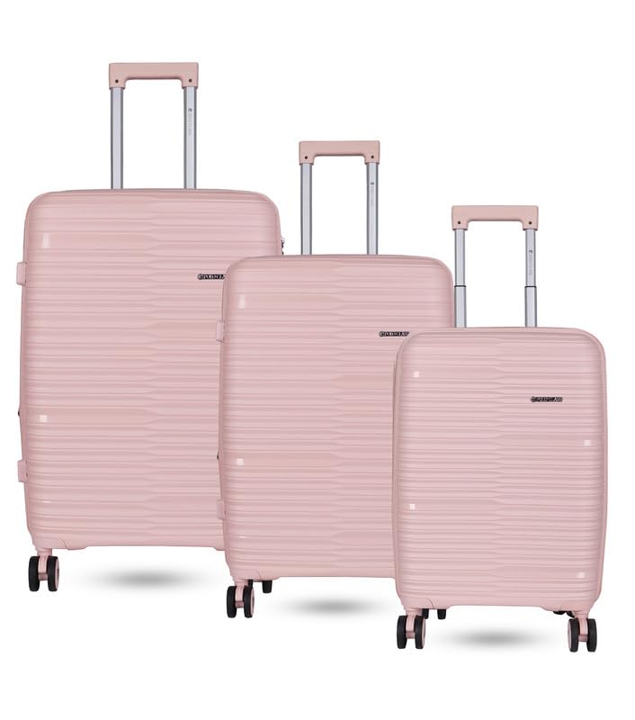 polo class 3Pc Set Trolley (20/24/28 inch) -Pink-picture-35