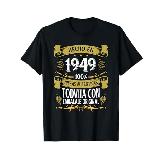74 Años Cumpleaños Regalo Hombre Hecho En 1949 Hecho En 1949 Camiseta