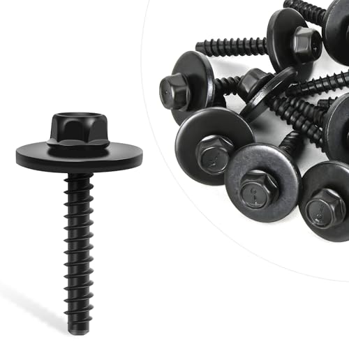 Image of GOOACC 20pcs Fender Liner Bumper Cover Splash Shield Wheelhouse Liner Bolt Screw for GM Chevrolet Camaro Colorado Cadillac Buick Cruze Corvette Equinox Silverado Malibu Traverse BMW 11570498