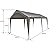 Sunnyglade 10x20 Ft Heavy Duty Carport Canopy Outdoor Portable Garage Tent Boat Shelter with 6 Legs for Outdoor Party, Wedding, Birthday, Garden, Boat,Dark Grey