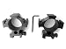 Ade Advanced Optics 35mm Tactical Mounts/rings (Pair) for Rifle Scope Picatinny Rails on Three Sides