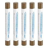 QUARKZMAN 5Pz Kit Riparazione Legno Stucco Riempitivo Cera per Ritocchi Pastelli Ritocco Pennarello Riparazione Mobili Parquet per Graffiare Legno, Canfora