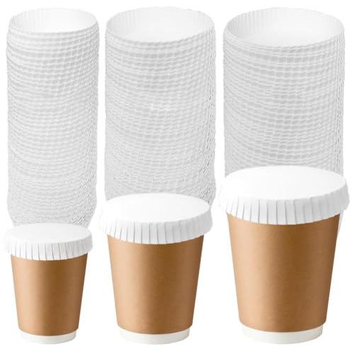 Eieenotee Kaffeedecke für Heiße/Kalte Getränke 3 Größen 60/75/90 mm für Kleine/Mittel-/Große Tassen Staubdes Design für Büro