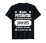 Bonita camiseta japonesa para cualquier amante de Japón Spitz que quiera mostrar a cualquier dueño de perro con esta camiseta que es un papá o mamá japonés. Como camiseta de Navidad. Regalo para amo y esposa para pasear.