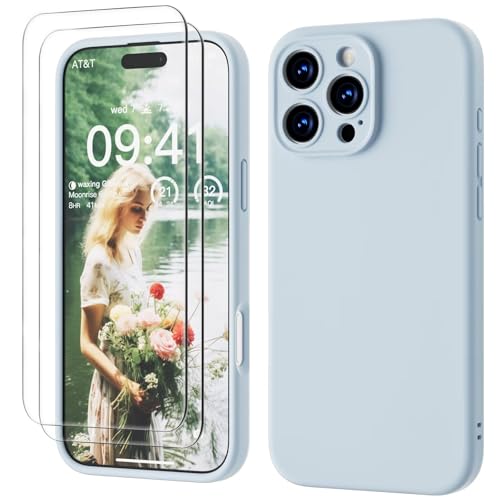 GOODVISH 3 IN 1 for iPhone 16 Pro Case 6.3 inch, Upgraded Camera Protection, 2X HD Screen Protector