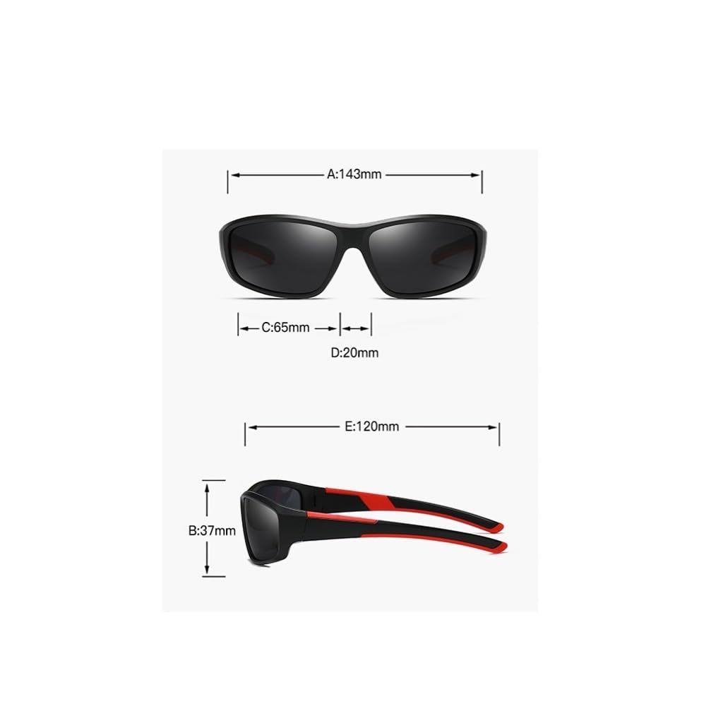 Okulary przeciwsłoneczne Męskie okulary sportowe Kolarstwo Okulary polaryzacyjne Okulary przeciwsłoneczne dla kierowców Okulary dla kierowców