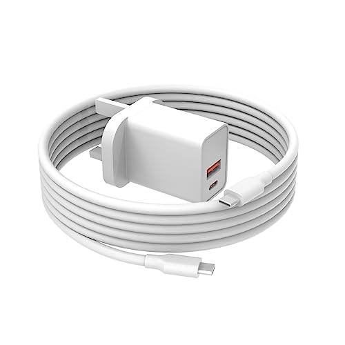 20W PD USB-C Charger for iPad 10.9 inch Gen 10th 2022 Generation Plug with 1.8m Cable