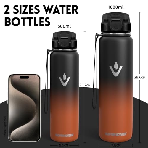 Borraccia Termica, 500ml Senza BPA, Bottiglia Termica, Isolamento a Doppia Parete, Borraccia Termica Bambini, Borraccia, Acciaio Inossidabile 18/8, Borraccia Acciaio Inox per Sport, Scuola, Ufficio - 5