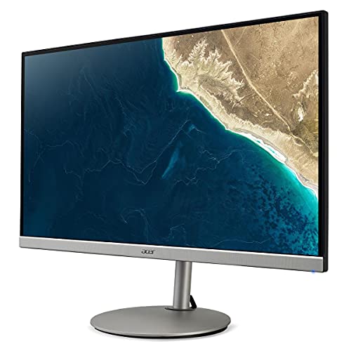Image of acer CB242Y Dbmiprcx 23.8 inch Full HD (1920 x 1080) IPS Frameless, AMD FreeSync, 1ms VRB, ErgoStand Monitor with Full HD Adjustable Webcam (Display Port, HDMI & VGA Ports),Black