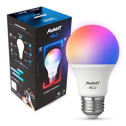 Lampada Led Smart Inteligente Wi Fi Alexa google 10w RGB E27 110v/220v Cod: 290028177 Neo Avant (1)