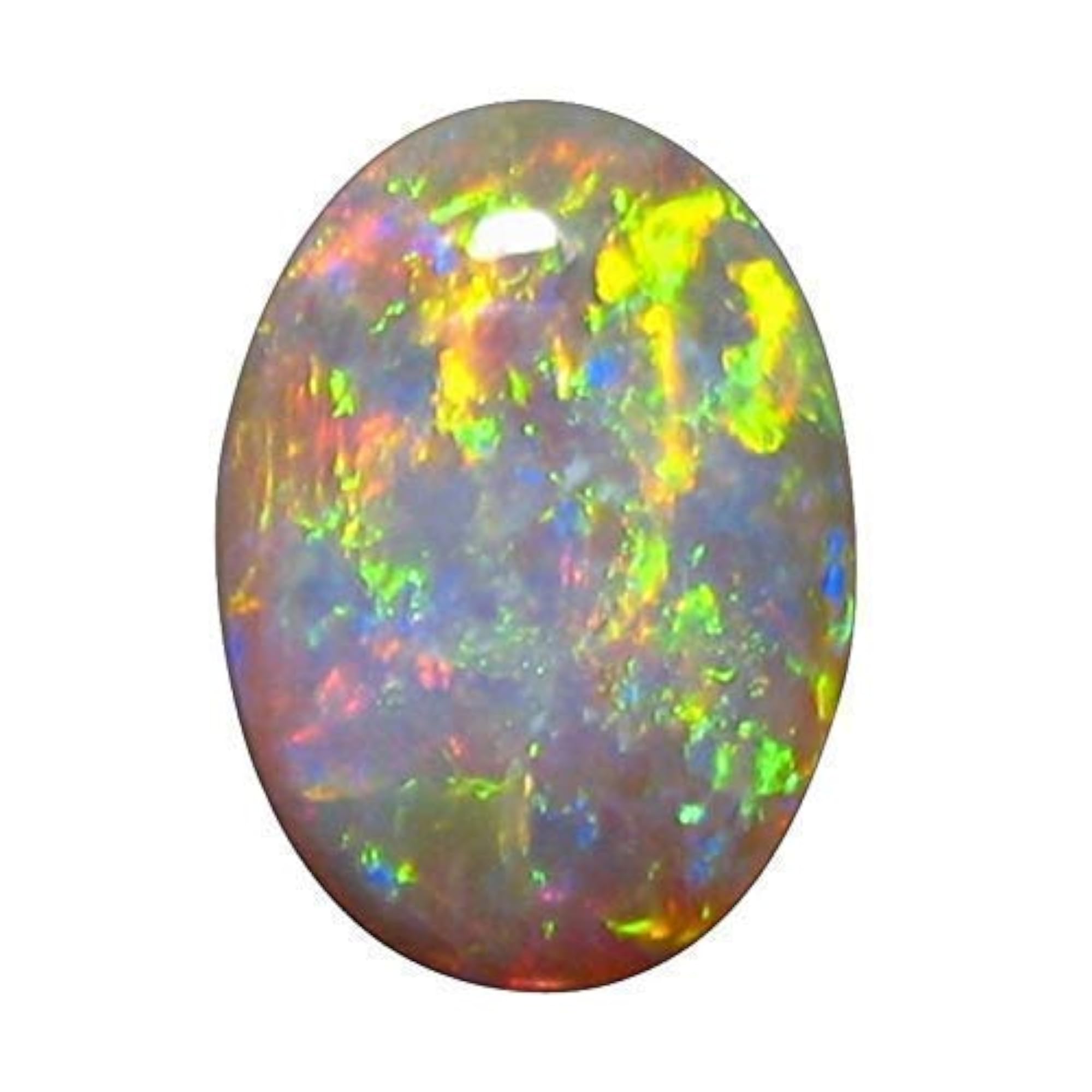 Certified Opal Stone, 13.25 Ratti, Natural Fire Gemstone
