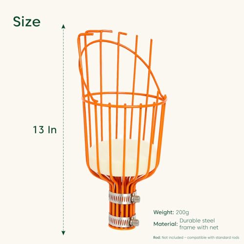 Image of Kyari Fruit Plucker Without Rod | Durable Metal Claw for Easy Fruit Harvesting | Lightweight, Rust-Resistant Tool for Mangoes, Guavas, and More