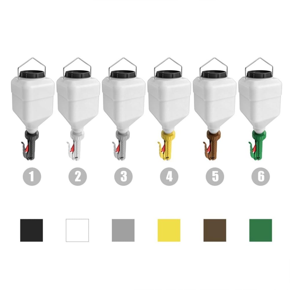 Distributore di Salsa Sospeso da 5,5 L, Grande Capacità, per Senape, Insalata, Ketchup, Maionese, B