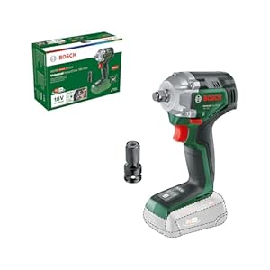 Bosch accuslagmoeraanzetter UniversalImpactDrive 18V-350 (krachtig vastdraaien en bevestigen van constructies; max. koppel: 350 Nm; zeskantadapter; 18 V systeem; zonder accu)