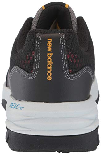 New Balance Men's Composite Toe 589 V1 Industrial Shoe, Black/Toro Red, 11.5 Wide #TOP2