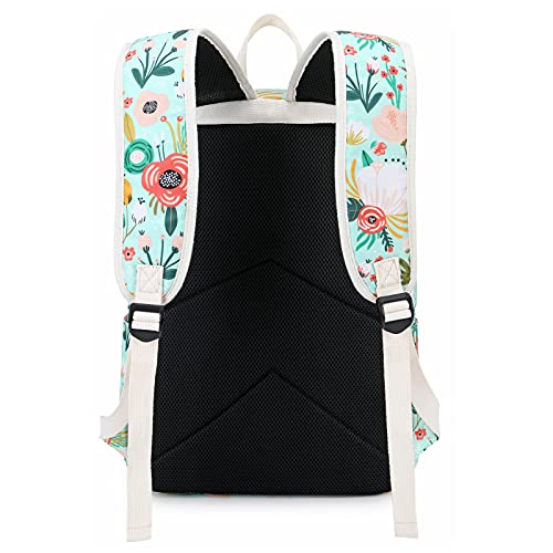 Octsky Backpacks For Girls School Backpack Lightweight Elementary Kids Bookbag Set With Lunch Bag Light Green #TOP4