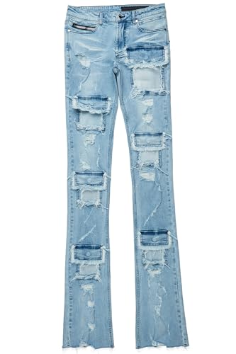 Men's Petrus Super Stacked Flare Jean2
