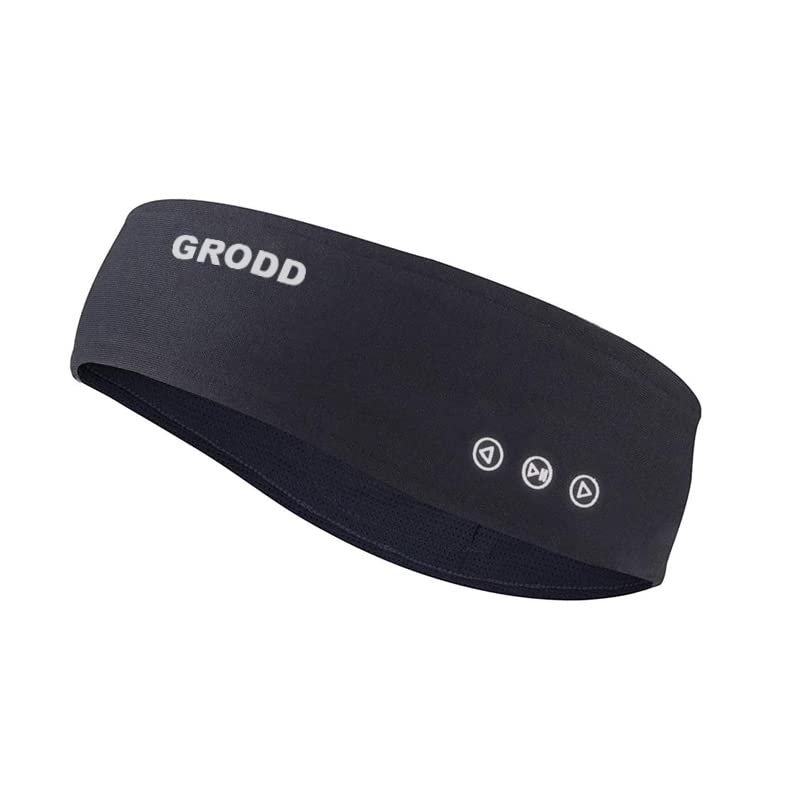 GRODD Bluetooth Smart Head band, Ultra Thin Speakers,Washable,IPX5 Water Resistant,BT 5.2, Premium HD Sound,Swift Charge, 20 hrs Playback (Night Black) (B0BR84RS3L) Amazon Price History, Amazon Price Tracker