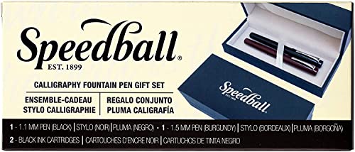 Speedball SB2907 Calligraphy Fountain Pen Gift Box Set thumb #3