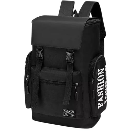 Waterproof Laptop Backpack for Men & Women, 15.6 Inch Laptop Bag, Oxford Fabric Travel Backpack with Multiple Pockets, College School Office Business Casual Daypack, Grey Black-image-25