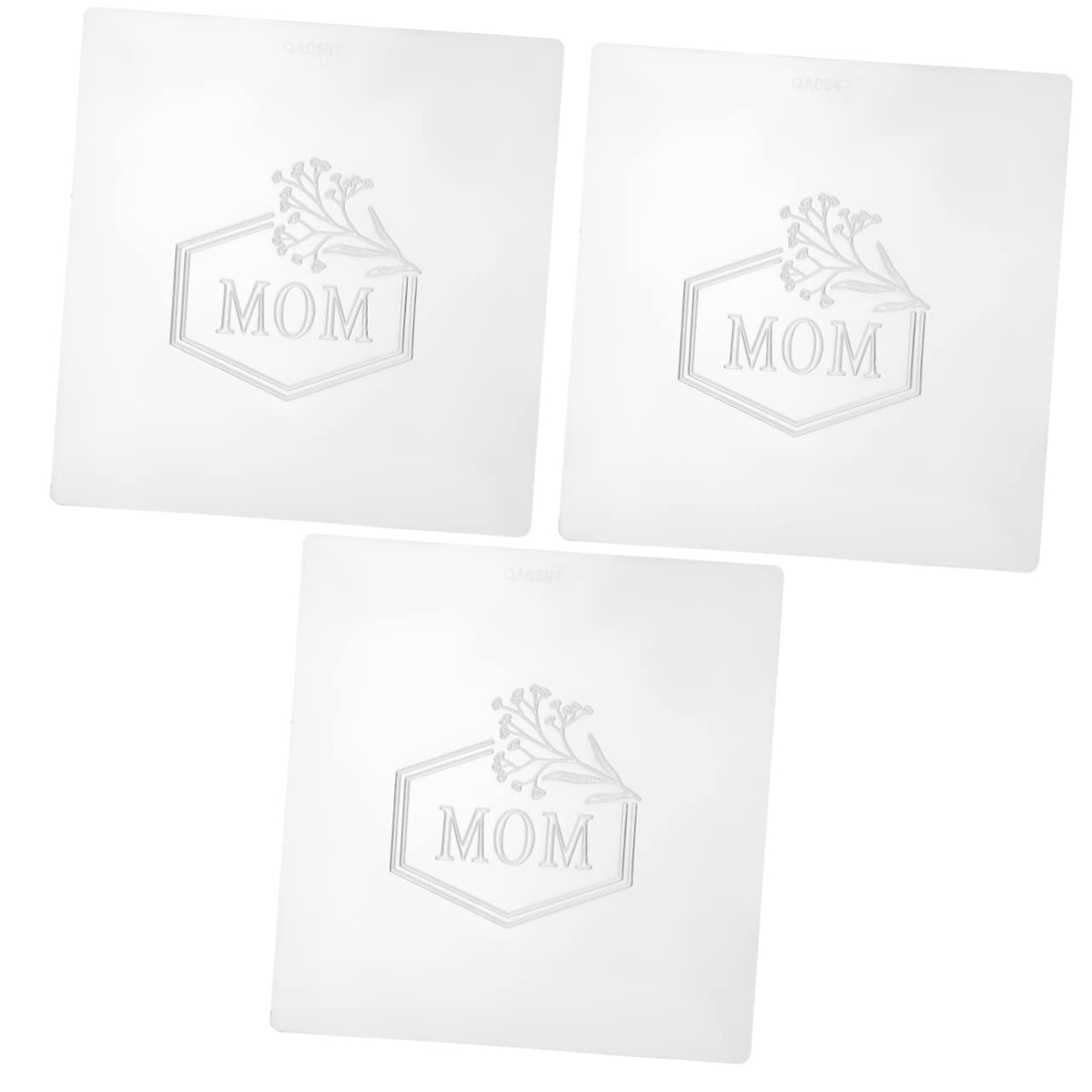 LABRIMP 3 Uds Molde De Pastel Galletas Decoradas Estampado En Relieve Herramientas De Guarnición Sello De Fondant para El Día De La Sello De Galletas En Relieve Fondant Sello En