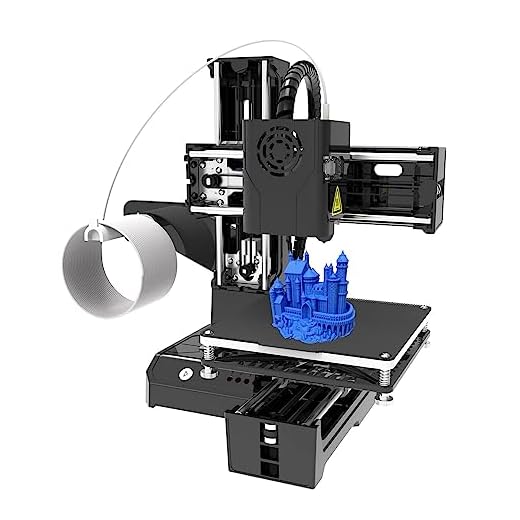 Impresoras 3D,Filamento de Impresora 3D,DIERI Impresora 3D Mini máquina de impresión de Escritorio para niños Tamaño de impresión de 100x100x100 mm Plataforma extraíble Impresión con una Sola tecla w