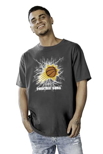 Phoenix Suns NBA Officially Licensed T-Shirt Ringspun Electric Black, XX-Large