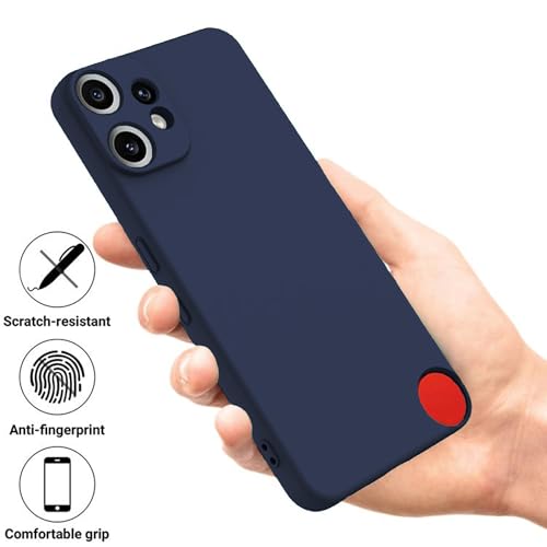 Image of FIRST MART Matte Silicone Back Cover for Nothing Phone CMF 2 Pro - Blue