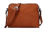 Ein Reißverschlussfach innen ESPRIT Vegan: Schultertasche in Leder-Optik