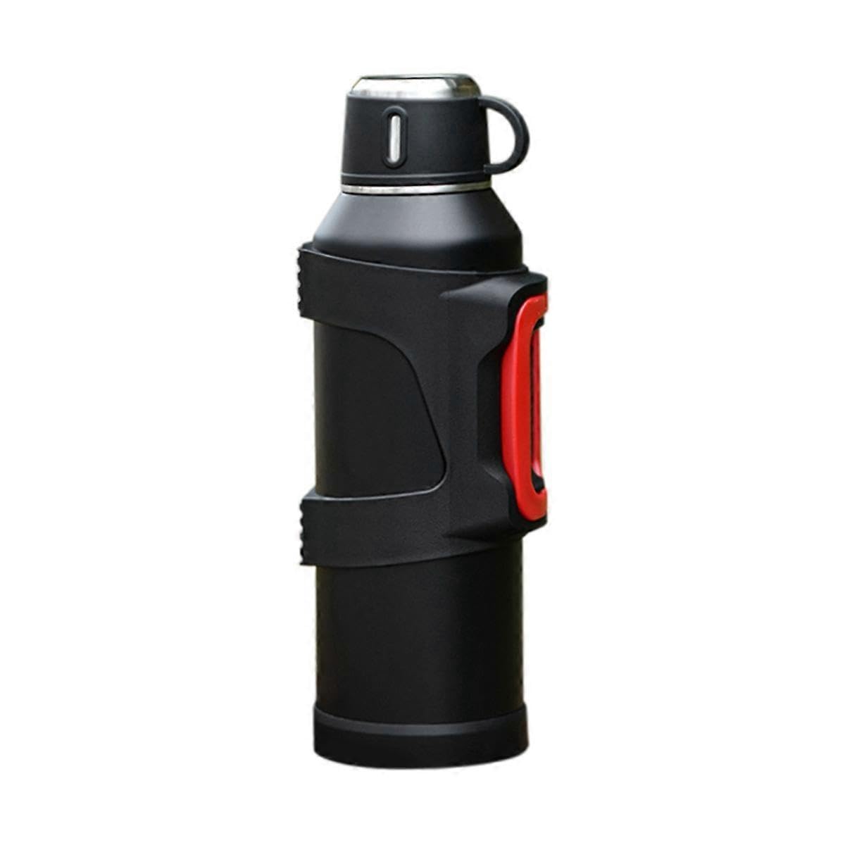JOYHAPPST Stainless Steel Insulated Jug with Tea Filter,Large Capacity Portable Water Bottle for Camping and Hiking,1200ml