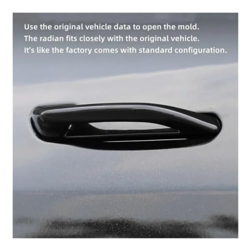 Poignée de porte voiture compatible Model Y 3 pièces de rechange accessoires auto