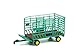 Bale Throw Wagon, Green - Greenlight 48060F/48 - 1/64 Scale Diecast Model Toy Car