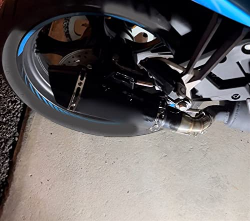 Escape CFMoto 400GT sin soldaduras para reemplazar el tubo original roto 3