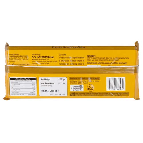 Image of Harveys Crunchy & Creame | Premium Wafer Biscuits Chocolate, Vanilla & Strawberry Flavours | Pack of 4 | 150 gm x 4
