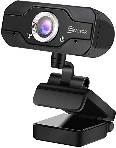 HD Webcam, EIVOTOR PC Webcam 720P USB Mini Computer Camera Built-in Mic, Flexible