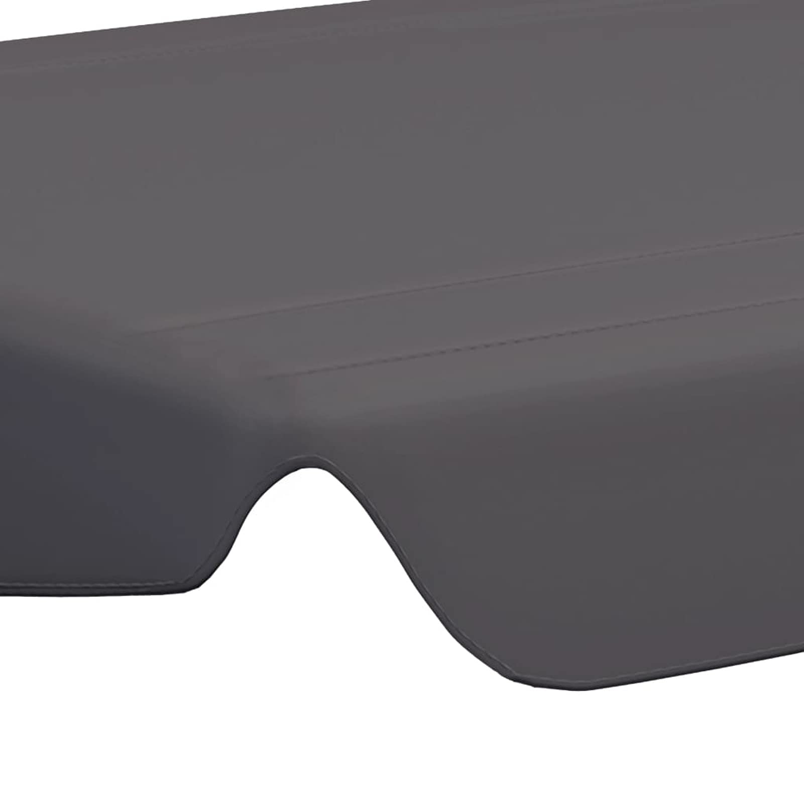 JUDYY Baldacchino per Dondolo da Giardino Antracite 150/130x70/105cm,Accessori per baldacchini e Gazebo,Tetti per baldacchini e gazebi-312099