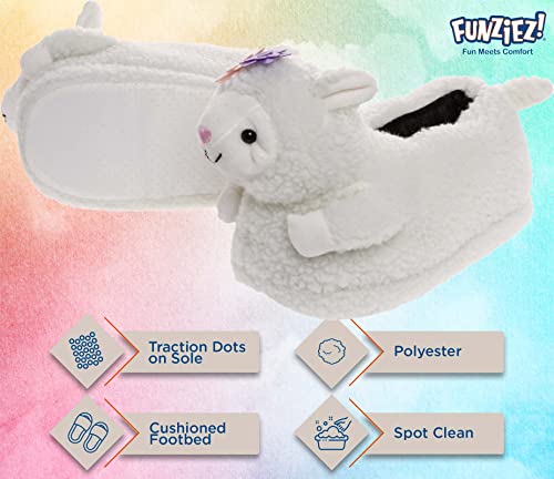Funziez! Fuzzy Animal Slippers Womens & Mens, Funny Indoor House Shoes, Cute Stocking Stuffer Gift Holiday Christmas Hanukkah4