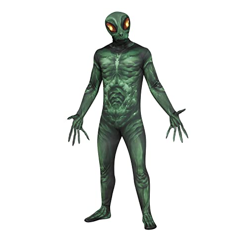 Costume alien fade I/O adulte grand déguisement extraterrestre