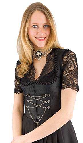 Stoiber Midi Dirndl 113152-7 schwarz 44
