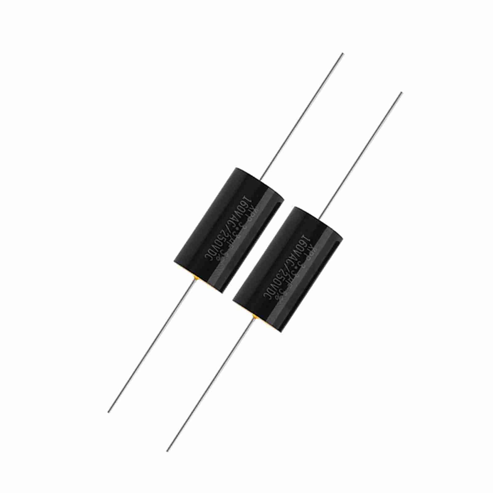 Topiky Distributore di frequenza Filtro Crossover Crossover Altoparlante Hi-Fi capacità condensatore 2PCS(3.3uF)
