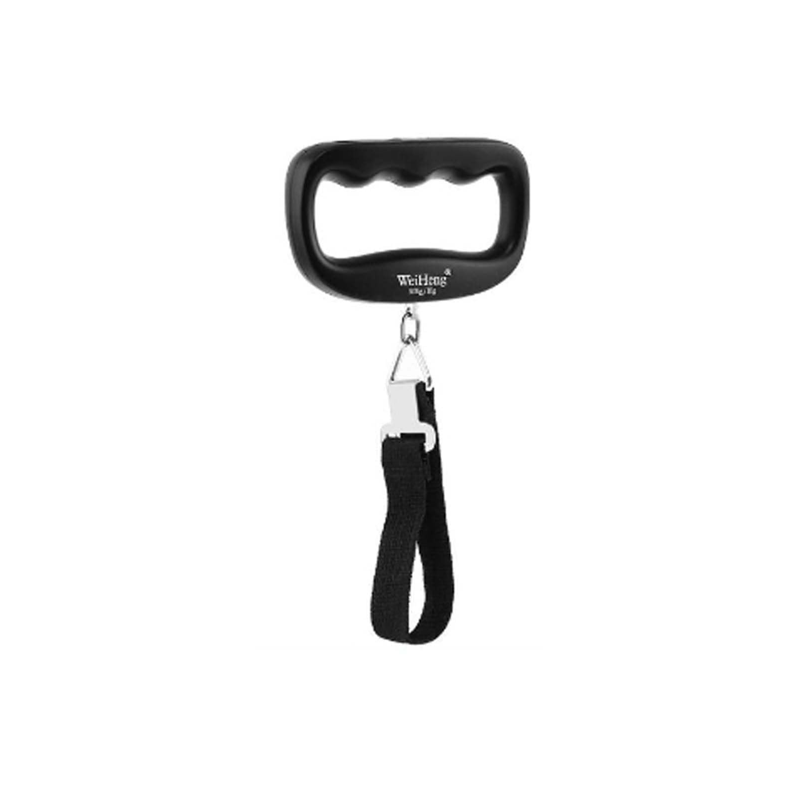Bilancia elettronica per bagagli con gancio/cinghia, bilancia digitale portatile, display LCD, strumenti di misurazione del peso per casa, viaggi, shopping, Nero , B