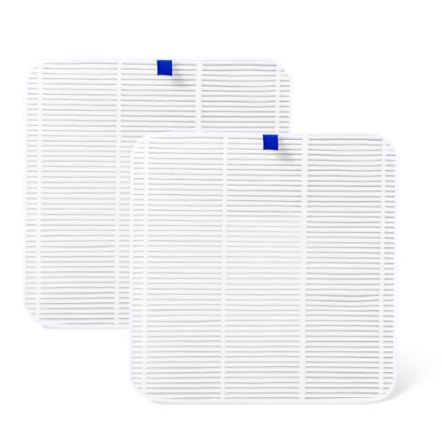 Image of Makartt Nail Dust Collector Filter - Replacement Filter Reusable Dust Filter For Larina Nail Dust Collector Vacuum Fan Dust Nail Tool Attach 99% of Nail Dust Easy to Clean 2 Pack White