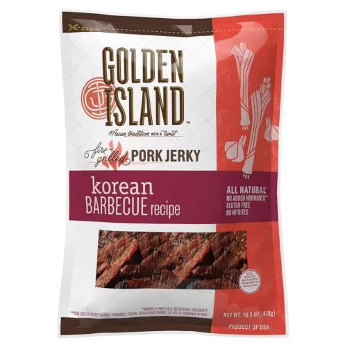 Golden Island Korean Barbecue Pork Jerky, 14.5 Ounce