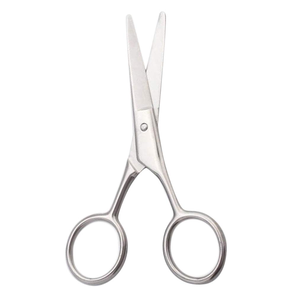 Milaan Beard Mustache Trimming Facial Shear Hair Cutting Shaping Scissor for Barber-image-26