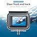 TELESIN Waterproof Case for GoPro Hero 13/12/11/10/9 Black, 60M/196FT with Quick Release Buckle Mount, Black, Acrylic, Camera Case, Waterproof