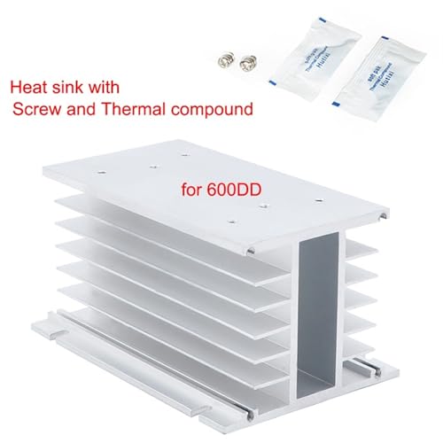 Relais statique 400A SSR-400DD évite la surchauffe commutation DC 5-220V avec radiateur JGX