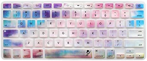 ProElife Silicone Keyboard Cover Skin for 2015 and Older Version MacBook Pro 13" 15" MacBook Air 13" (A1369/A1466) (NOT FIT 2016-2020 Air/Pro 13'' 15'')(Candy Cloud)
